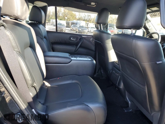 2022 Nissan Armada SL with VIN JN8AY2BA3N9392221, listed as a Copart auction lot 82014444 with 40,244 mi miles and Salvage Title. Bid and sale history available at carsss.com. Image 12.