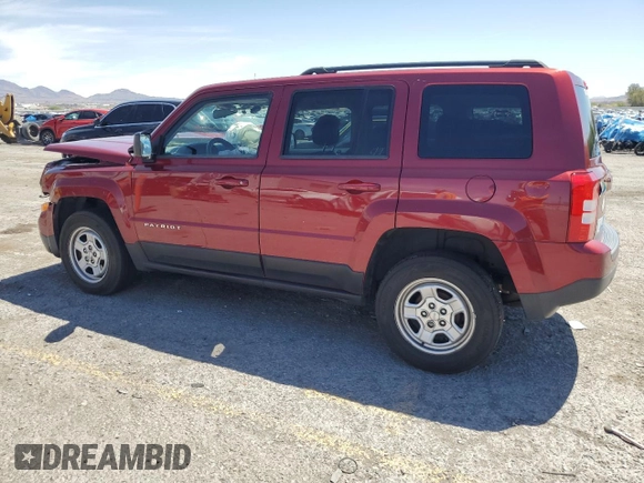 2014 Jeep Patriot Sport z VIN 1C4NJPBB2ED881049, wystawiony jako Copart lot #57363385 z przebiegiem 169 405 mil mil oraz Szkoda całkowita • Salvage title. Historia ofert i sprzedaży dostępna na DreamBid. Obrazek 2.
