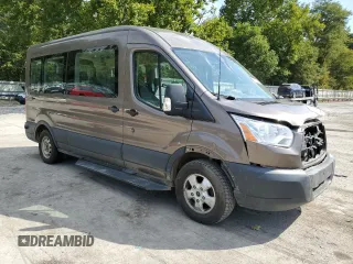 2018 Ford Transit Passenger XL with VIN 1FBAX2CG4JKB49963, listed as a Copart auction lot 69033884 with 205,105 mi miles and Salvage Title. Bid and sale history available at carsss.com. Image 4.