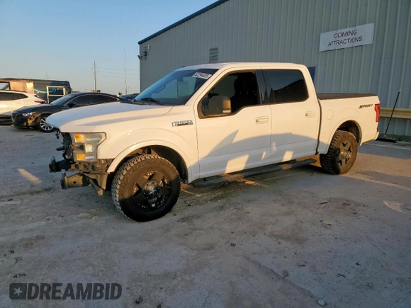 2016 Ford F-150 XL with VIN 1FTEW1CF7GKD22532, listed as a Copart auction lot 53856915 with 202,289 mi miles and Salvage Title. Bid and sale history available at carsss.com. Image 1.
