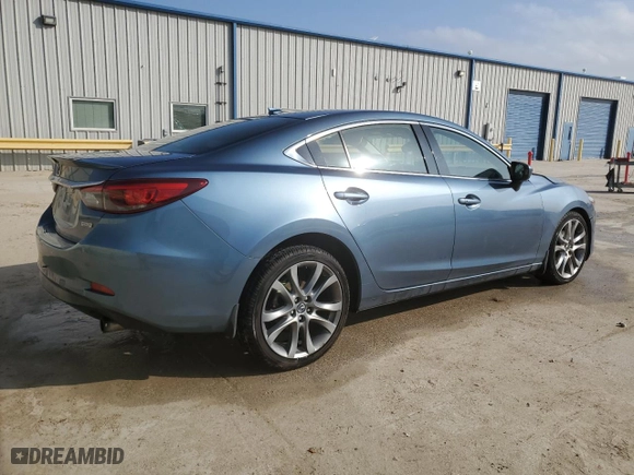 2016 Mazda Mazda6 i Grand Touring with VIN JM1GJ1W51G1413862, listed as a Copart auction lot 44273465 with 168,906 mi miles and Salvage Title. Bid and sale history available at carsss.com. Image 3.