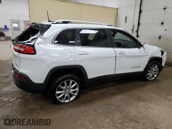 2017 Jeep Cherokee Limited with VIN 1C4PJMDS0HD214781, listed as a Copart auction lot 54001185 with 75,593 mi miles and Clean title. Bid and sale history available at DreamBid. Image 3.