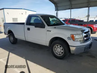 2013 Ford F-150 XL with VIN 1FTNF1CF9DKD49470, listed as a Copart auction lot 45458445 with 141,089 mi miles and Salvage Title. Bid and sale history available at carsss.com. Image 4.