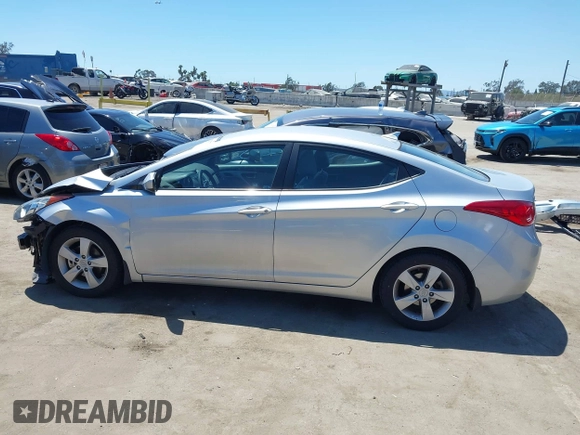 2013 Hyundai Elantra Limited with VIN 5NPDH4AE0DH419390, listed as a IAAI auction lot 42217737 with 50,991 mi miles and . Bid and sale history available at DreamBid. Image 15.