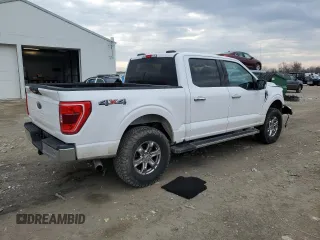 2021 Ford F-150 XL with VIN 1FTFW1E57MFA70391, listed as a Copart auction lot 50813215 with 97,790 mi miles and Salvage Title. Bid and sale history available at carsss.com. Image 3.