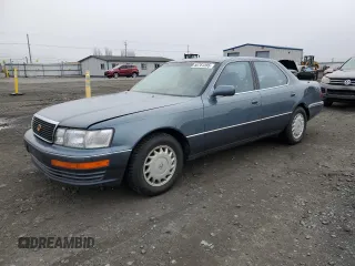 1991 Lexus LS z VIN JT8UF11E7M0092308, wystawiony jako Copart lot #50781595 z przebiegiem 144 394 mil mil oraz Szkoda całkowita • Salvage title. Historia ofert i sprzedaży dostępna na DreamBid. Obrazek 1.