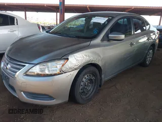 2014 Nissan Sentra S with VIN 3N1AB7AP7EL683282, listed as a IAAI auction lot 42035110 with 90,400 mi miles and . Bid and sale history available at DreamBid. Image 2.