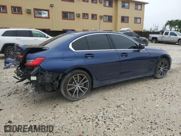 2020 BMW 3 Series 330i xDrive with VIN 3MW5R7J04L8B21138, listed as a Copart auction lot 59370565 with 90,462 mi miles and Non repairable. Bid and sale history available at DreamBid. Image 3.