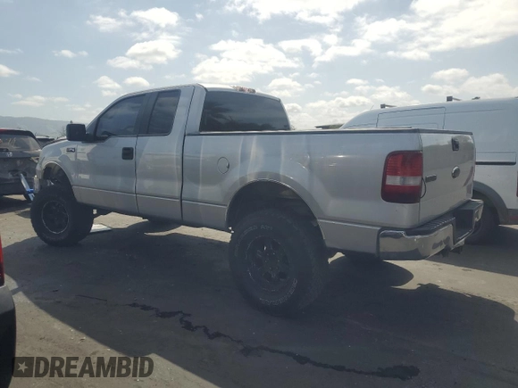 2006 Ford F-150 XLT with VIN 1FTPX12566KC51949, listed as a Copart auction lot 53346765 with 129,284 mi miles and Salvage title. Bid and sale history available at DreamBid. Image 2.