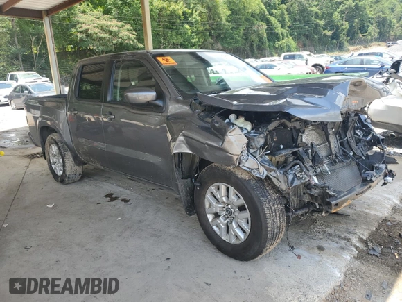 2022 Nissan Frontier SV with VIN 1N6ED1EJ4NN657098, listed as a Copart auction lot 61409315 with 29,651 mi miles and Salvage title. Bid and sale history available at DreamBid. Image 4.
