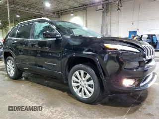 2018 Jeep Cherokee Overland with VIN 1C4PJMJX2JD614458, listed as a Copart auction lot 85475184 with 74,068 mi miles and Clean Title. Bid and sale history available at carsss.com. Image 4.