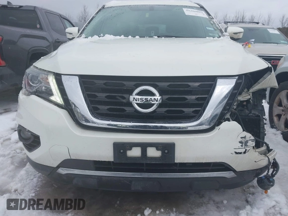 2017 Nissan Pathfinder S with VIN 5N1DR2MN3HC609338, listed as a IAAI auction lot 41366023 with 107,790 mi miles and . Bid and sale history available at DreamBid. Image 12.