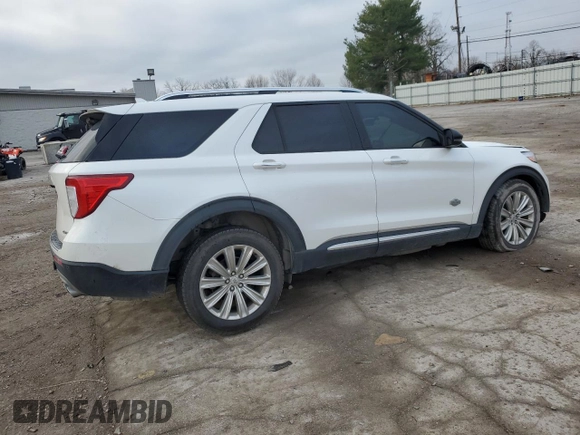 2022 Ford Explorer King Ranch z VIN 1FM5K8LC3NGA14215, wystawiony jako Copart lot #87023424 z przebiegiem Nie podano mil oraz Szkoda całkowita • Salvage title. Historia ofert i sprzedaży dostępna na DreamBid. Obrazek 3.