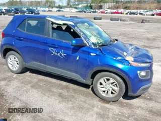 2021 Hyundai Venue SE with VIN KMHRB8A3XMU102182, listed as a IAAI auction lot 41987687 with 58,733 mi miles and . Bid and sale history available at DreamBid. Image 1.