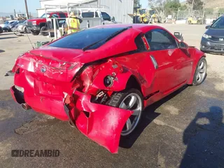 2007 Nissan 350Z Touring with VIN JN1BZ34E87M550297, listed as a IAAI auction lot 41993683 with 127,973 mi miles. Bid and sale history available at carsss.com. Image 4.