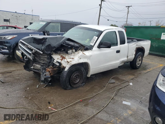 2003 Dodge Dakota SLT with VIN 1D7HL42X33S151165, listed as a Copart auction lot 78040874 with 84,766 mi miles and Salvage Title. Bid and sale history available at carsss.com. Image 1.