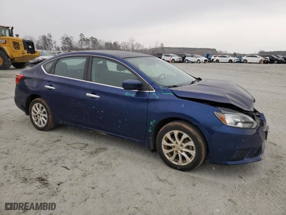 2018 Nissan Sentra SV with VIN 3N1AB7AP3JL633358, listed as a Copart auction lot 45962365 with 81,257 mi miles and Salvage Title. Bid and sale history available at carsss.com. Image 4.