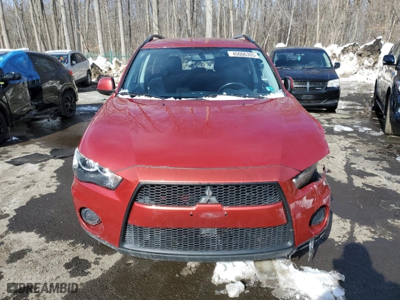 2012 Mitsubishi Outlander ES with VIN JA4AS2AW8CU030223, listed as a Copart auction lot 45006305 with 179,408 mi miles and Salvage Title. Bid and sale history available at carsss.com. Image 5.