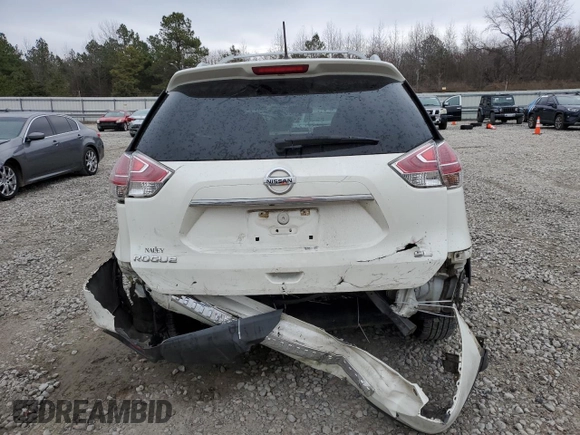 2016 Nissan Rogue SL with VIN 5N1AT2MT7GC884230, listed as a Copart auction lot 44919515 with 178,528 mi miles and Salvage Title. Bid and sale history available at DreamBid. Image 6.