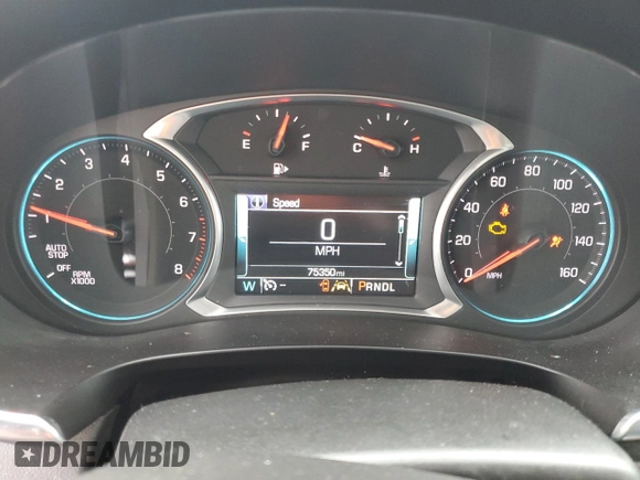 2018 Chevrolet Malibu LT with VIN 1G1ZD5ST1JF252315, listed as a Copart auction lot 57168245 with 75,350 mi miles and Salvage title. Bid and sale history available at DreamBid. Image 9.