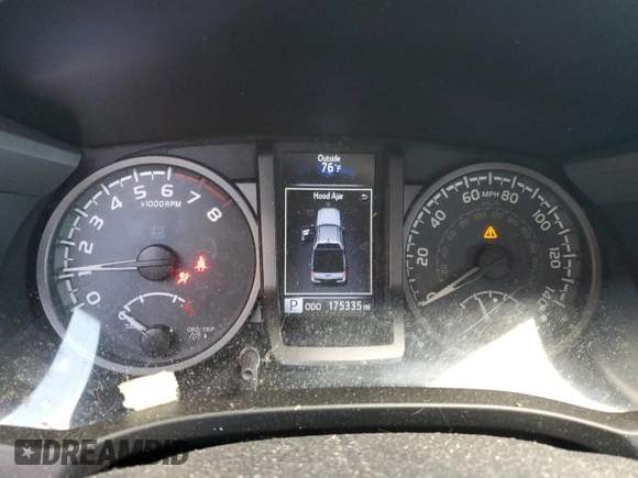 2017 Toyota Tacoma SR5 with VIN 5TFCZ5AN7HX070740, listed as a Copart auction lot 53649195 with 175,335 mi miles and Salvage Title. Bid and sale history available at carsss.com. Image 9.