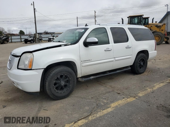 2008 GMC Yukon XL z VIN 1GKFK66858J243561, wystawiony jako Copart lot #50010235 z przebiegiem 152 837 mil mil oraz Szkoda całkowita • Salvage title. Historia ofert i sprzedaży dostępna na DreamBid. Obrazek 1.