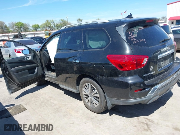 2019 Nissan Pathfinder Platinum with VIN 5N1DR2MM2KC610110, listed as a IAAI auction lot 41811572 with 55,459 mi miles and . Bid and sale history available at DreamBid. Image 3.
