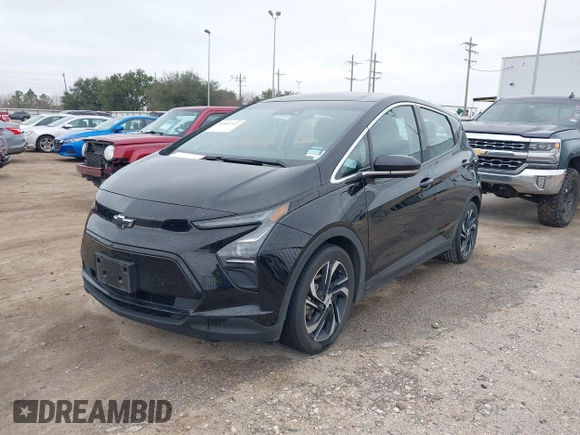 2023 Chevrolet Bolt EV 2LT z VIN 1G1FX6S02P4143467, wystawiony jako IAAI lot #41607322 z przebiegiem 95 398 mil mil oraz . Historia ofert i sprzedaży dostępna na DreamBid. Obrazek 2.