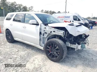 2018 Dodge Durango SRT with VIN 1C4SDJGJ9JC232355, listed as a Copart auction lot 54724685 with 90,462 mi miles and Salvage title. Bid and sale history available at DreamBid. Image 4.