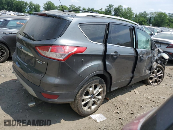 2016 Ford Escape Titanium with VIN 1FMCU9JX8GUB85463, listed as a Copart auction lot 58013684 with 147,620 mi miles and Salvage Title. Bid and sale history available at carsss.com. Image 3.