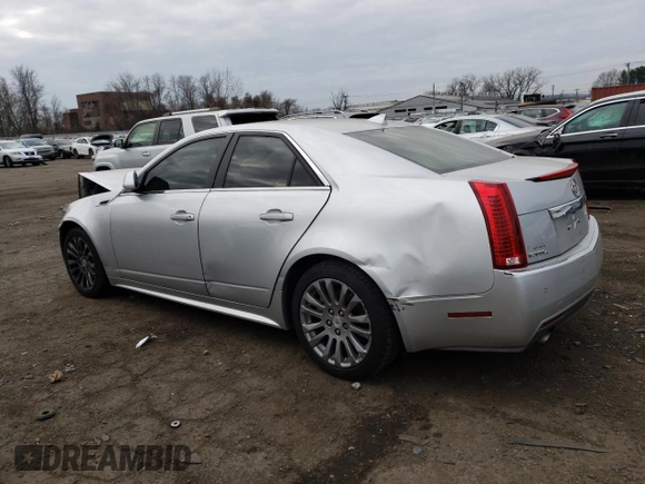 2012 Cadillac CTS with VIN 1G6DM5E33C0133056, listed as a Copart auction lot 41462265 with 190,349 mi miles and Salvage Title. Bid and sale history available at DreamBid. Image 2.