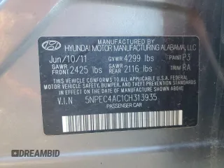 2012 Hyundai Sonata Limited z VIN 5NPEC4AC1CH313935, wystawiony jako Copart lot #56330475 z przebiegiem 202 739 mil mil oraz Szkoda całkowita • Salvage title. Historia ofert i sprzedaży dostępna na DreamBid. Obrazek 12.
