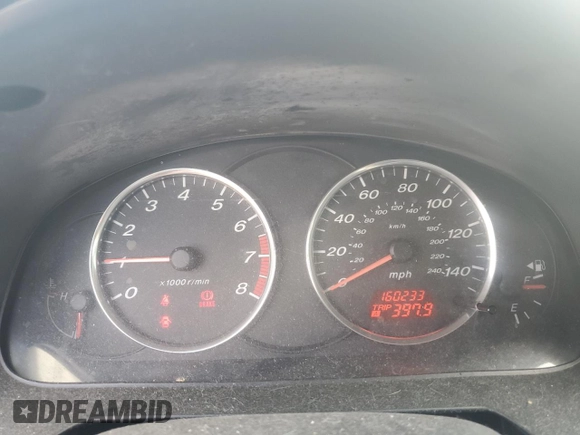 2007 Mazda 6 S Sport VE with VIN 1YVHP80D275M01539, listed as a Copart auction lot 55328595 with 160,233 mi miles and Salvage Title. Bid and sale history available at DreamBid. Image 9.