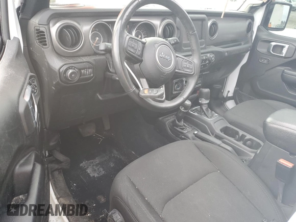 2022 Jeep Wrangler Unlimited Sport with VIN 1C4HJXDG8NW139975, listed as a Copart auction lot 43939515 with 59,812 mi miles and Salvage Title. Bid and sale history available at DreamBid. Image 8.