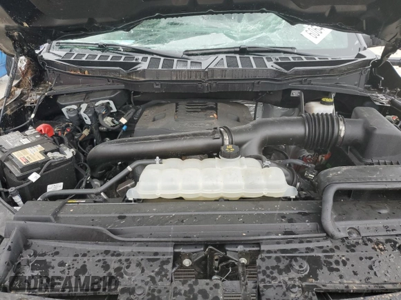 2023 Ford F-150 XL with VIN 1FTFW1E86PFA65505, listed as a Copart auction lot 60644385 with 6,959 mi miles and Salvage title. Bid and sale history available at DreamBid. Image 11.