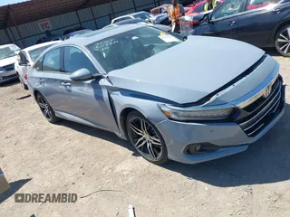 2021 Honda Accord Touring with VIN 1HGCV3F99MA012932, listed as a IAAI auction lot 42317238 with 161,948 mi miles and . Bid and sale history available at DreamBid. Image 1.