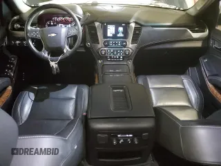 2019 Chevrolet Suburban Premier with VIN 1GNSKJKJ3KR150429, listed as a Copart auction lot 60276664 with 54,739 mi miles and Salvage Title. Bid and sale history available at DreamBid. Image 8.