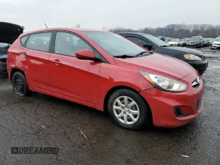 2013 Hyundai Accent GS with VIN KMHCT5AEXDU105425, listed as a Copart auction lot 46799235 with 145,913 mi miles and Salvage Title. Bid and sale history available at carsss.com. Image 4.