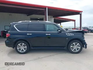 2017 Infiniti QX80 Signature Edition with VIN JN8AZ2NE8H9155644, listed as a IAAI auction lot 42445518 with 155,107 mi miles and . Bid and sale history available at DreamBid. Image 13.