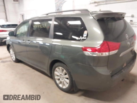 2011 Toyota Sienna XLE with VIN 5TDDK3DC0BS008343, listed as a IAAI auction lot 41444268 with 215,778 mi miles. Bid and sale history available at carsss.com. Image 3.