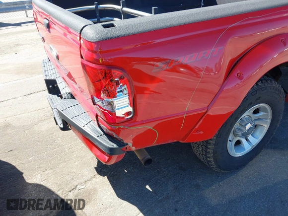 2009 Ford Ranger XL with VIN 1FTYR10D89PA22320, listed as a IAAI auction lot 41779927 with 116,975 mi miles. Bid and sale history available at carsss.com. Image 6.