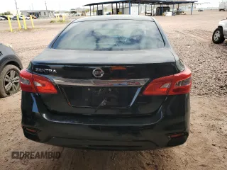 2017 Nissan Sentra SV with VIN 3N1AB7AP1HY222828, listed as a Copart auction lot 53758895 with 123,424 mi miles and Salvage Title. Bid and sale history available at carsss.com. Image 6.