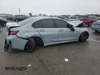 2024 BMW 3 Series M340i xDrive with VIN 3MW49FF06R8E80028, listed as a Copart auction lot 45135535 with 3,575 mi miles and Salvage Title. Bid and sale history available at carsss.com. Image 3.