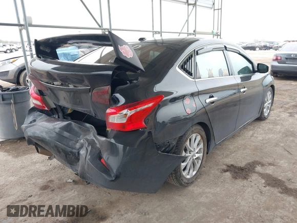 2018 Nissan Sentra SV with VIN 3N1AB7AP7JL626557, listed as a IAAI auction lot 41550090 with 104,066 mi miles and . Bid and sale history available at DreamBid. Image 4.