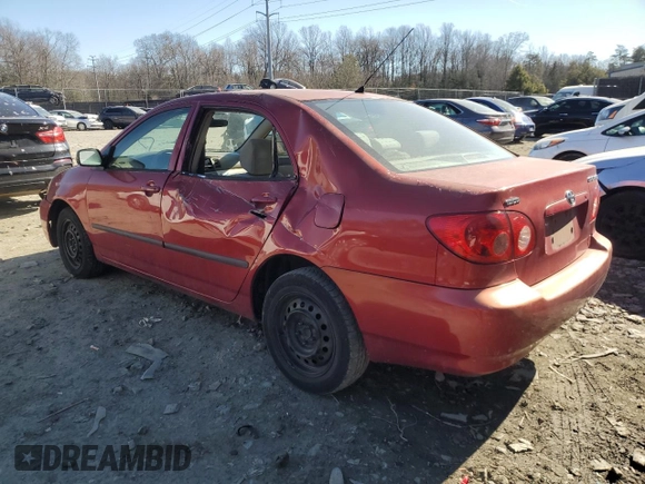 2005 Toyota Corolla CE with VIN 2T1BR32E05C369804, listed as a Copart auction lot 46511845 with 233,112 mi miles and Salvage Title. Bid and sale history available at DreamBid. Image 2.
