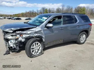 2020 Chevrolet Traverse LT Cloth with VIN 1GNEVGKW7LJ324957, listed as a Copart auction lot 52123615 with 28,135 mi miles and Salvage Title. Bid and sale history available at carsss.com. Image 1.
