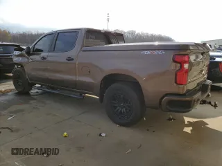 2019 Chevrolet Silverado 1500 Custom with VIN 3GCPYBEH0KG309192, listed as a Copart auction lot 86747434 with 29,629 mi miles and Salvage Title. Bid and sale history available at DreamBid. Image 2.