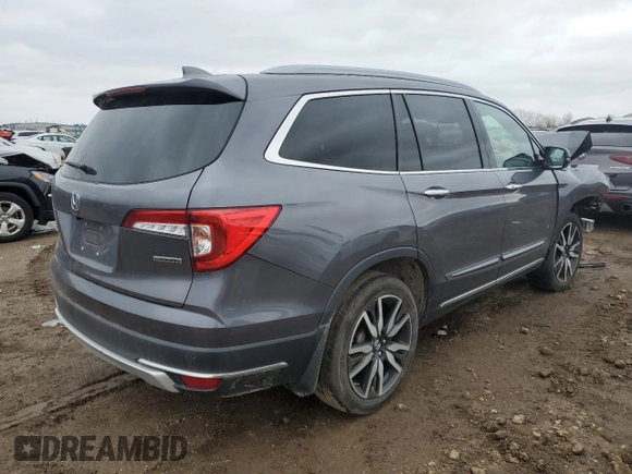 2021 Honda Pilot Touring 8-Passenger with VIN 5FNYF5H91MB023571, listed as a Copart auction lot 81325294 with Not Provided miles and Salvage Title. Bid and sale history available at DreamBid. Image 3.