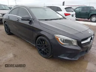 2016 Mercedes-Benz CLA with VIN WDDSJ4EB2GN385815, listed as a IAAI auction lot 41733313 with 94,418 mi miles. Bid and sale history available at carsss.com. Image 1.