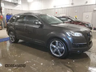 2014 Audi Q7 3.0L TDI Prestige with VIN WA1VMAFEXED011925, listed as a Copart auction lot 46054715 with 186,551 mi miles and Clean Title. Bid and sale history available at carsss.com. Image 4.